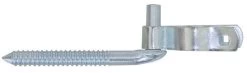Sure-Latch Lag Bolt For Gate Post 5/8" X 6" Pair - Silver