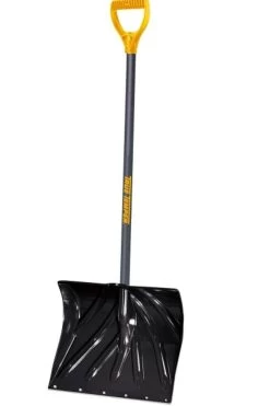 True Temper 18 In Poly Combo Snow Shovel With D-Grip