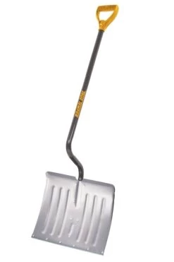 True Temper 18 In Aluminum Snow Shovel With D-Grip On Ergonomic Handle