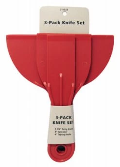 Red Devil 3 Pack Plastic Putty Knife