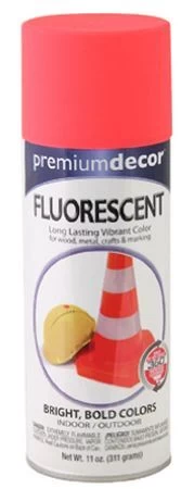 Painter's Select 11 Oz Specialty Spray Paint - Fluorescent Red/Orange