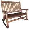 Leigh Country Amber Log Double Rocker - 53.7 X 37.4 X 46.46 In