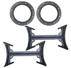US Stove Company Cast Iron Double Barrel Stove Adapter Kit