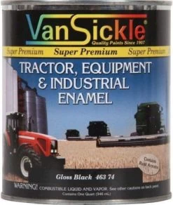 Van Sickle Enamel Paint - Black Gloss, 1 Qt