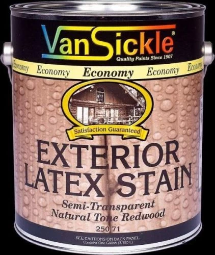 Van Sickle Latex Stain - Redwood, 9.3 Lb 3 Van Sickle Latex Stain - Redwood, 9.3 Lb