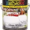 Van Sickle Propane Tank Enamel Paint - White, 1 Gal