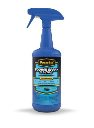 Pyranha Water Based Equine Spray & Wipe Fly Repellent- 32 Oz 3 Pyranha Water Based Equine Spray & Wipe Fly Repellent- 32 Oz
