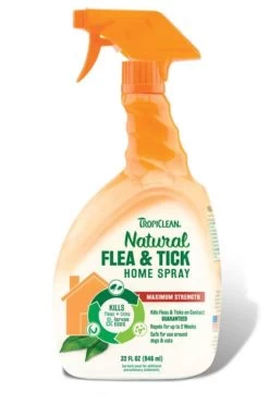 Tropiclean Maximum Strength Natural Flea & Tick Home Spray - 32 Oz