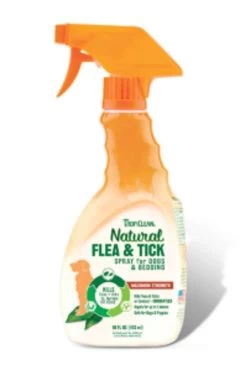 Tropiclean Natural Flea And Tick Spray For Dogs And Bedding - 16 Oz