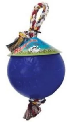 Jolly Pets Blue Romp-N-Roll Dog Toy - 8" -Garden And Farm Shop vsinorthwest373222 1