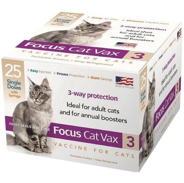 Focus Vax 3 Way Vaccine- 1 Dose 3 Focus Vax 3 Way Vaccine- 1 Dose