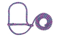 Weaver Leather Poly Rope Sheep Halter - Blue|Pink