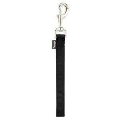 Weaver Leather Goat Lead With 8 In Loop - Black, Nylon, 10 In