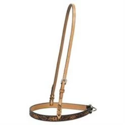 Weaver Leather Turquoise Cross Floral Tooled Noseband