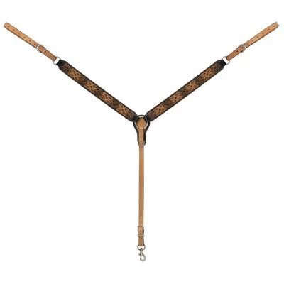 Weaver Leather Turquoise Cross Breast Collar - Leather, 1-3/4 In 3 Weaver Leather Turquoise Cross Breast Collar - Leather, 1-3/4 In