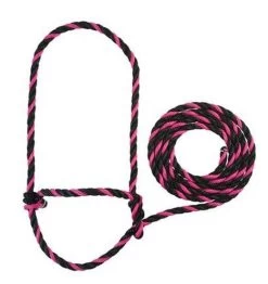 Weaver Leather Sheet And Goat Halter - Black