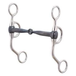 Weaver Leather Argentine Bit Snaffle Mouth/Inlay - 5 In