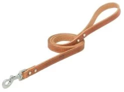 Weaver Leather Leather Dog Leash - Russet, 6 Ft