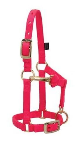 Weaver Leather Adjustable Chin & Throat Snap Halter - Diva Pink 4 Weaver Leather Adjustable Chin & Throat Snap Halter - Diva Pink - Image 2