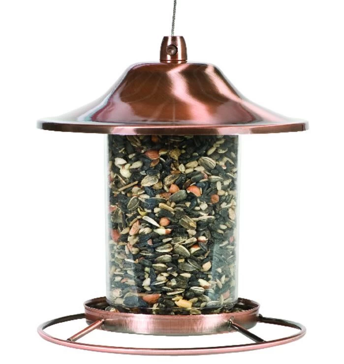 Perky-Pet Panorama Wild Bird Feeder - Copper 4 Perky-Pet Panorama Wild Bird Feeder - Copper - Image 2