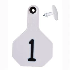 Y-Tex 25 Pack Livestock Tag Numbered Medium - White