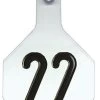Y-Tex 25 Pack 4 Star Livestock Tag Numbered Medium - White -Garden And Farm Shop ytex435141 1 1