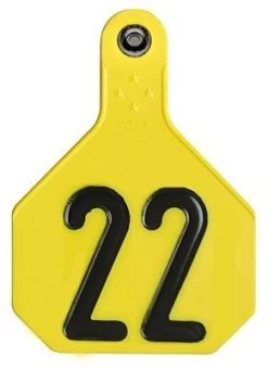 Y-Tex 25 Pack Livestock Tag Numbered Medium - Yellow -Garden And Farm Shop ytex435161 1